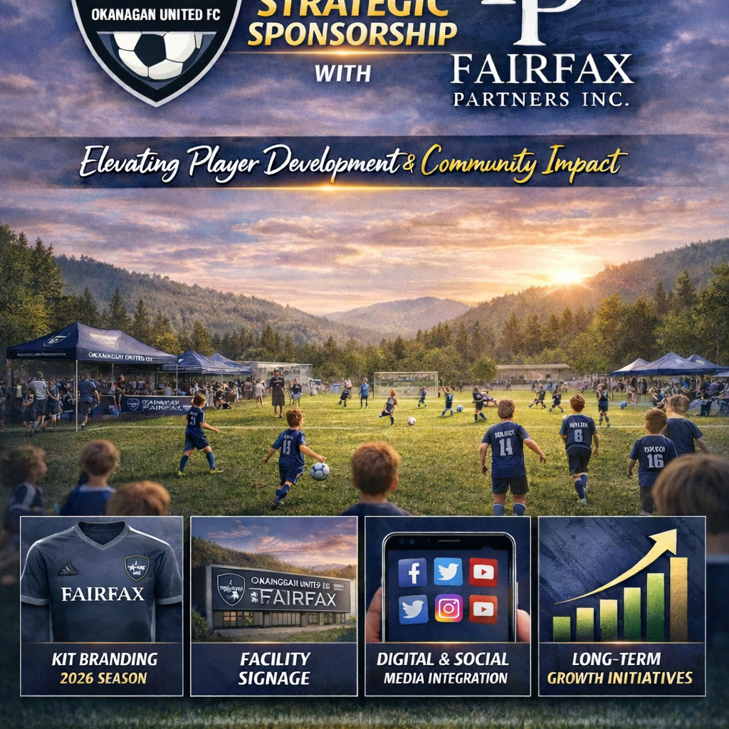 Okanagan United FC and Fairfax partnership